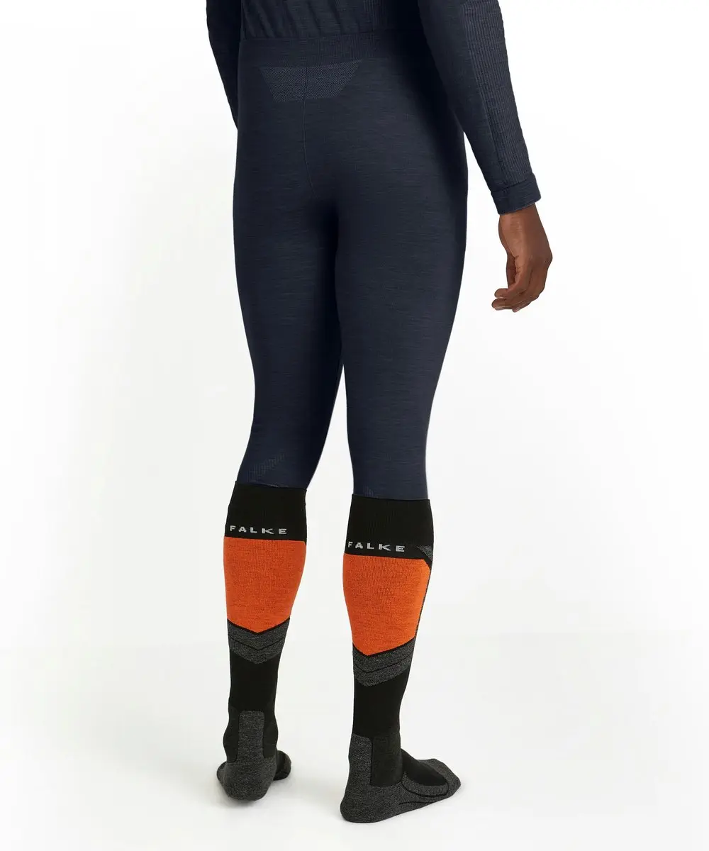 Falke Wool-Tech Long Tights 33483 - S - Blauw