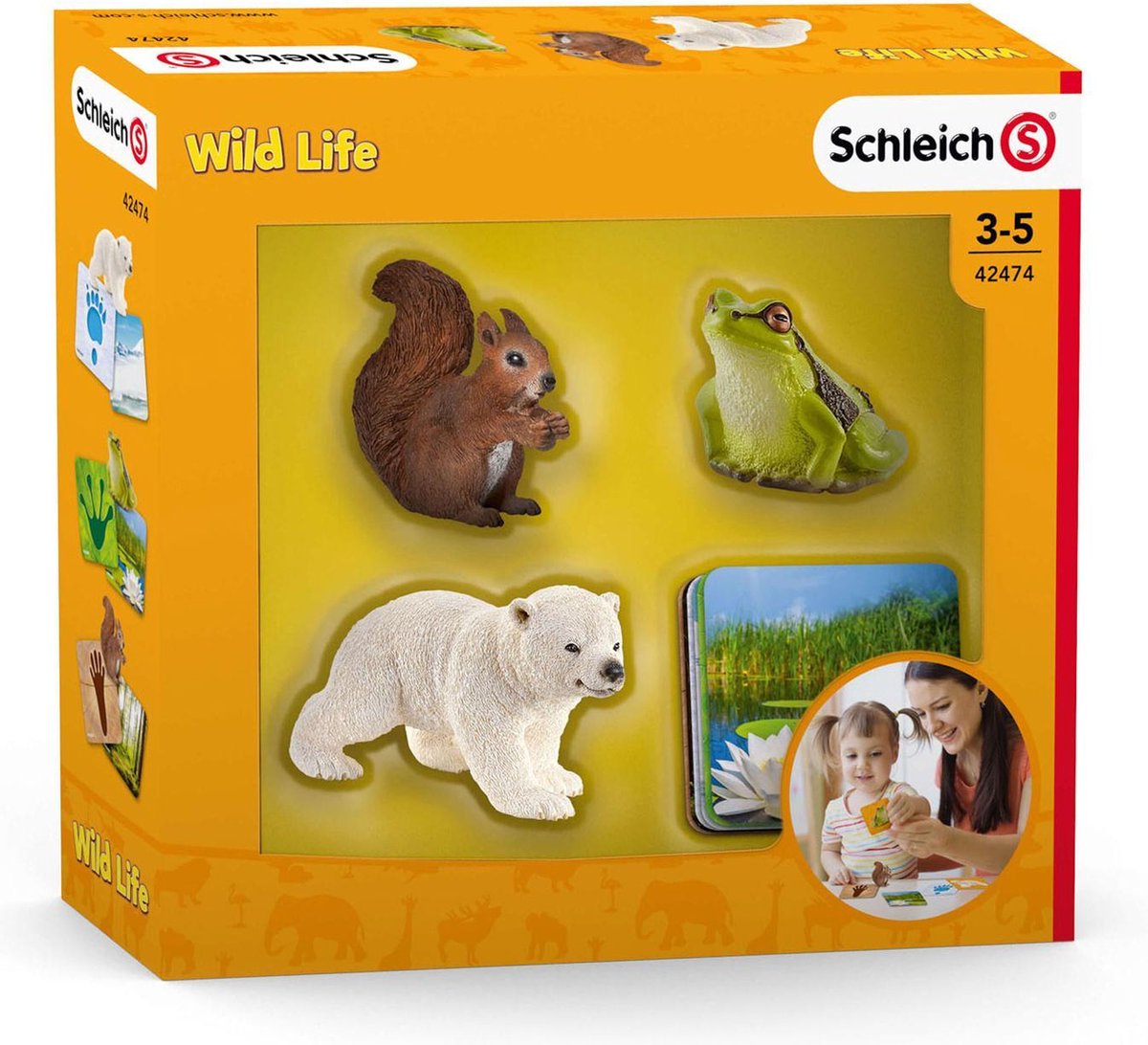 Leerkaarten Wild Life Schleich (42474)
