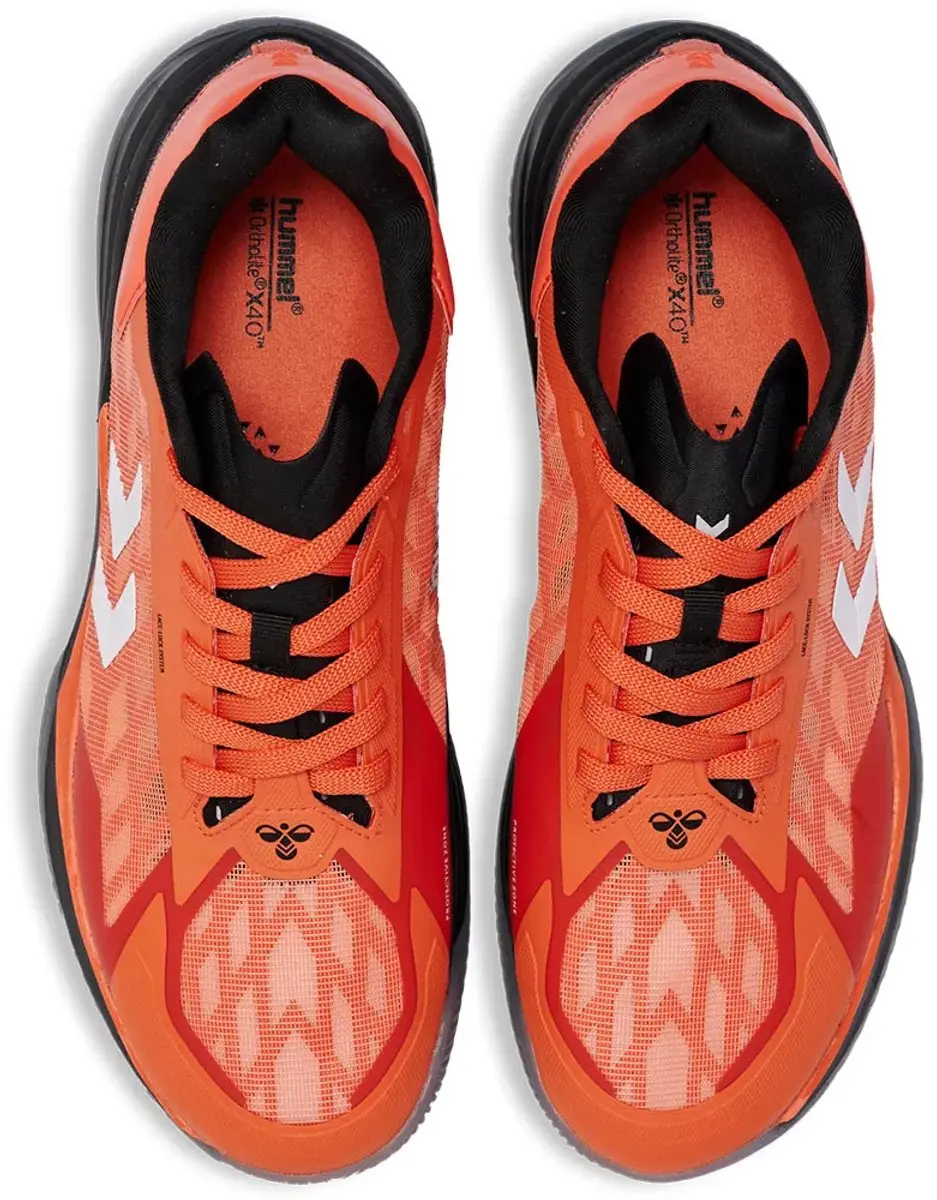 Hummel Handball Hb Topflight Pro Hallenschuhe - 44 - Black/Orange
