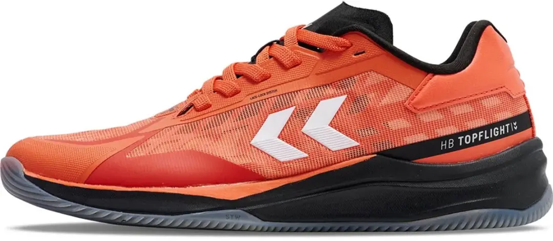 Hummel Handball Hb Topflight Pro Hallenschuhe - 44 - Black/Orange