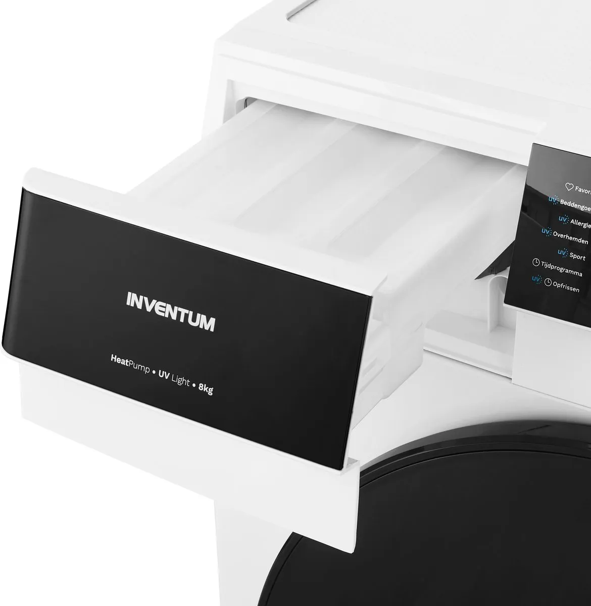 Inventum VDW8030W Warmtepompdroger 8kg - 14 Programma's - UV-licht - Wit