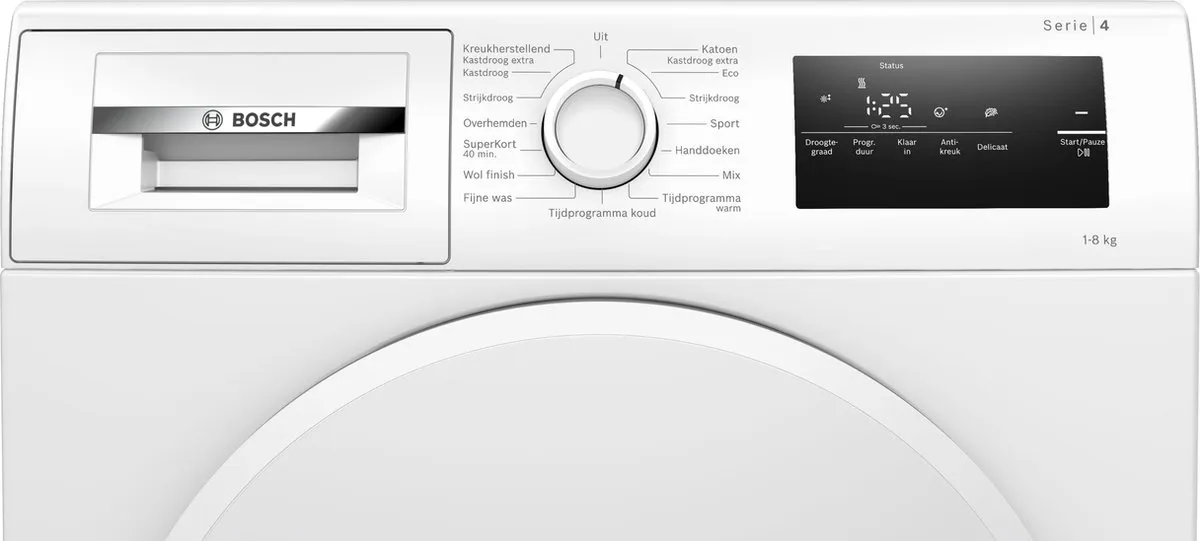 Bosch Serie 4 WTH8300LNL Warmtepompdroger 8 kg - Wit