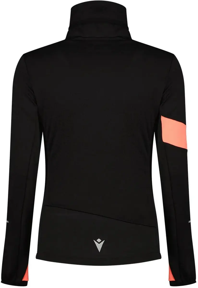 Macron Blondie Sweatshirt L - Zwart/Néon Coral