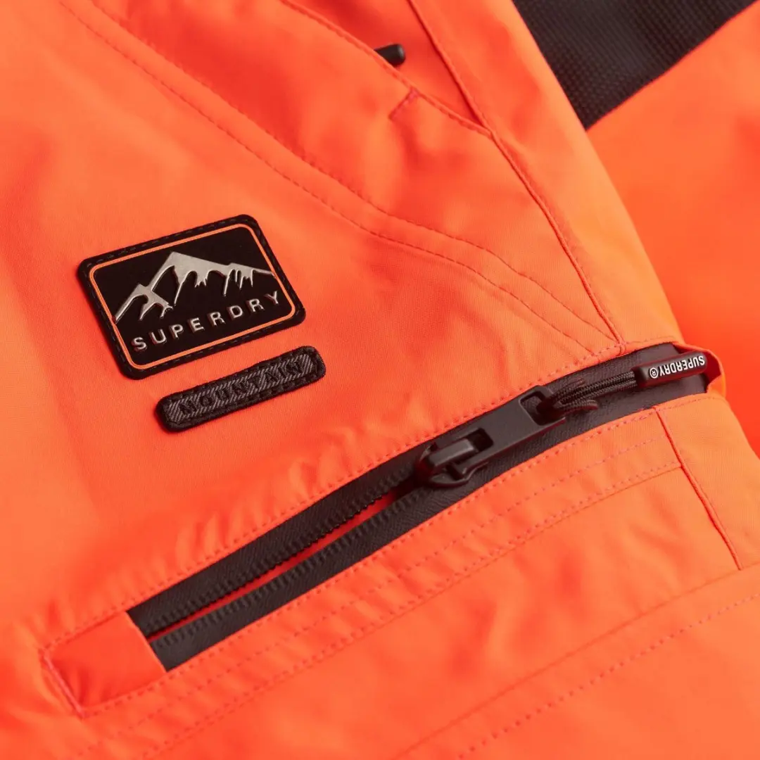 Superdry Ultimate Freestyle Skibroek Heren M - Oranje/Zwart