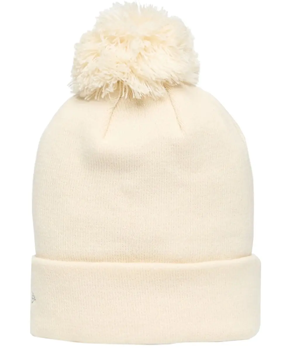 New Era Yankees Metallic Bobble Muts - Light Beige