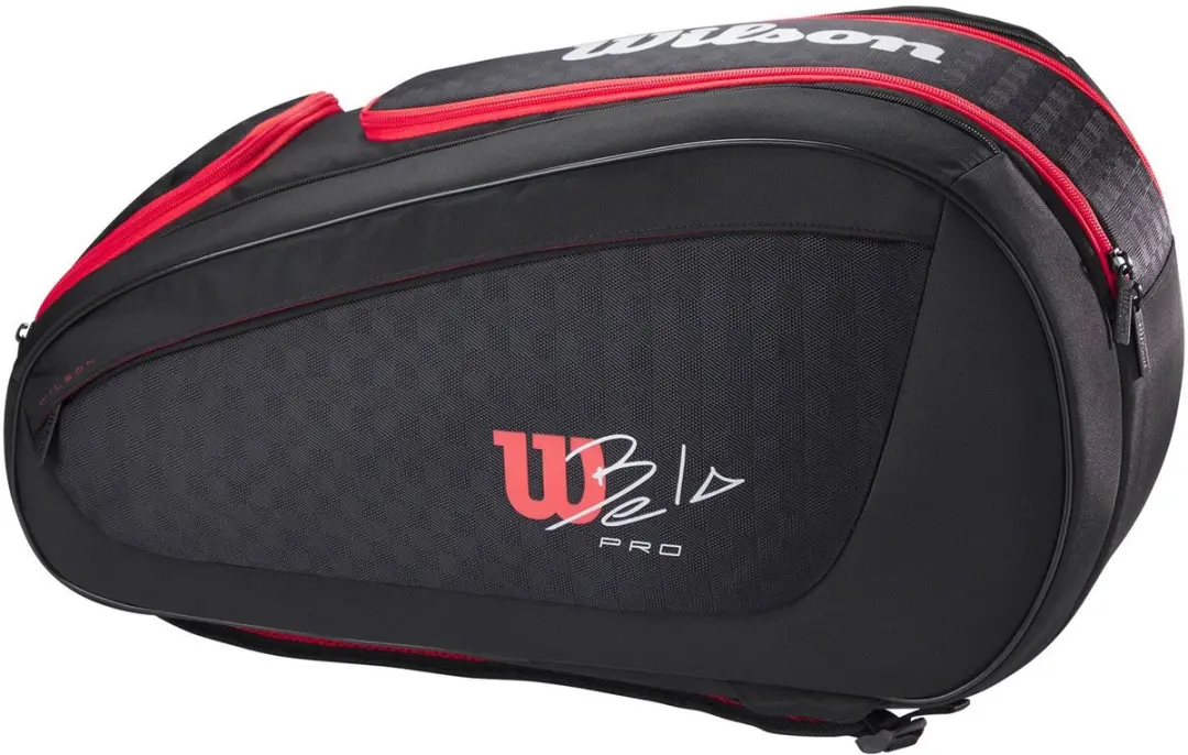 Wilson Bela V3 Padel Racket Bag - 6 Rackets - Zwart/Rood