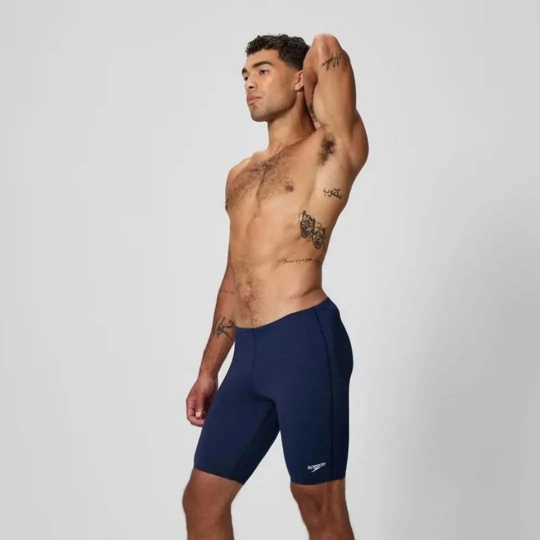 Speedo Heren Endurance+ Zwemjammer - Marine/Wit