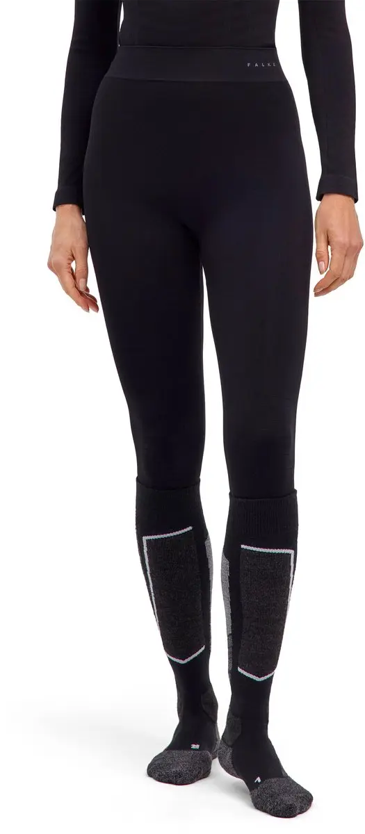 Falke Maximum Warm Long Dames - M - Zwart