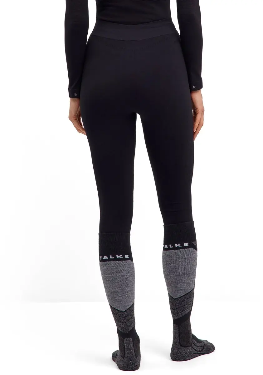 Falke Maximum Warm Long Dames - M - Zwart