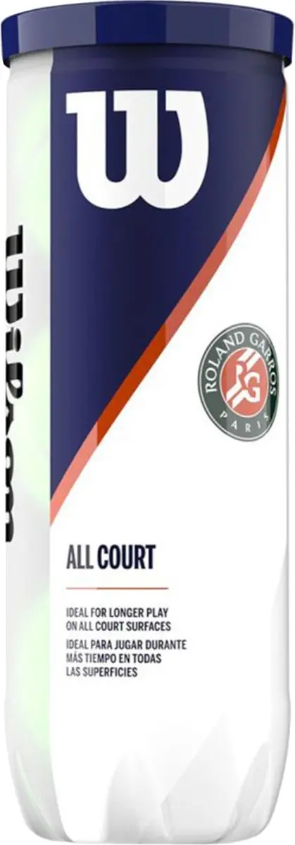 Wilson Roland Garros Tennisballen - 3 Stuks - Geel