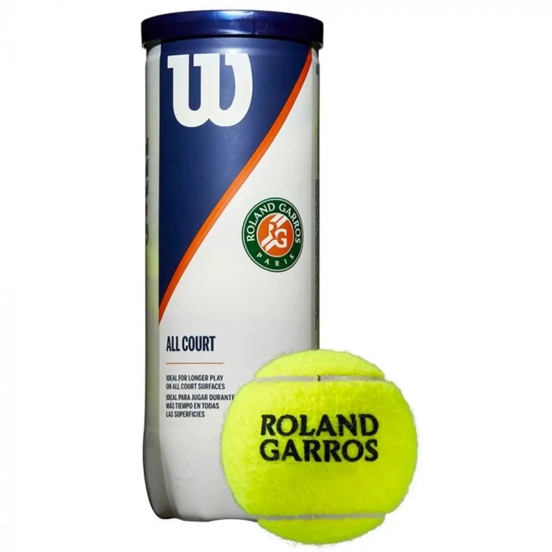 Wilson Roland Garros Tennisballen - 3 Stuks - Geel