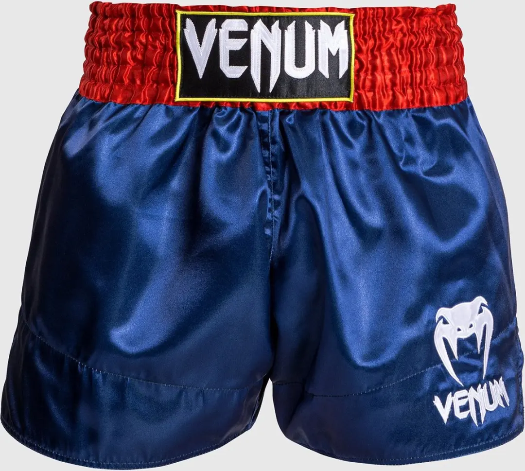 Venum Classic Muay Thai Shorts - S - Blauw/Rood/Wit