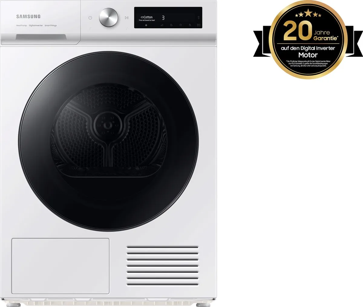 Samsung Bespoke SuperSpeed DV90BB7445GWS2 Droger 9 kg - Wit