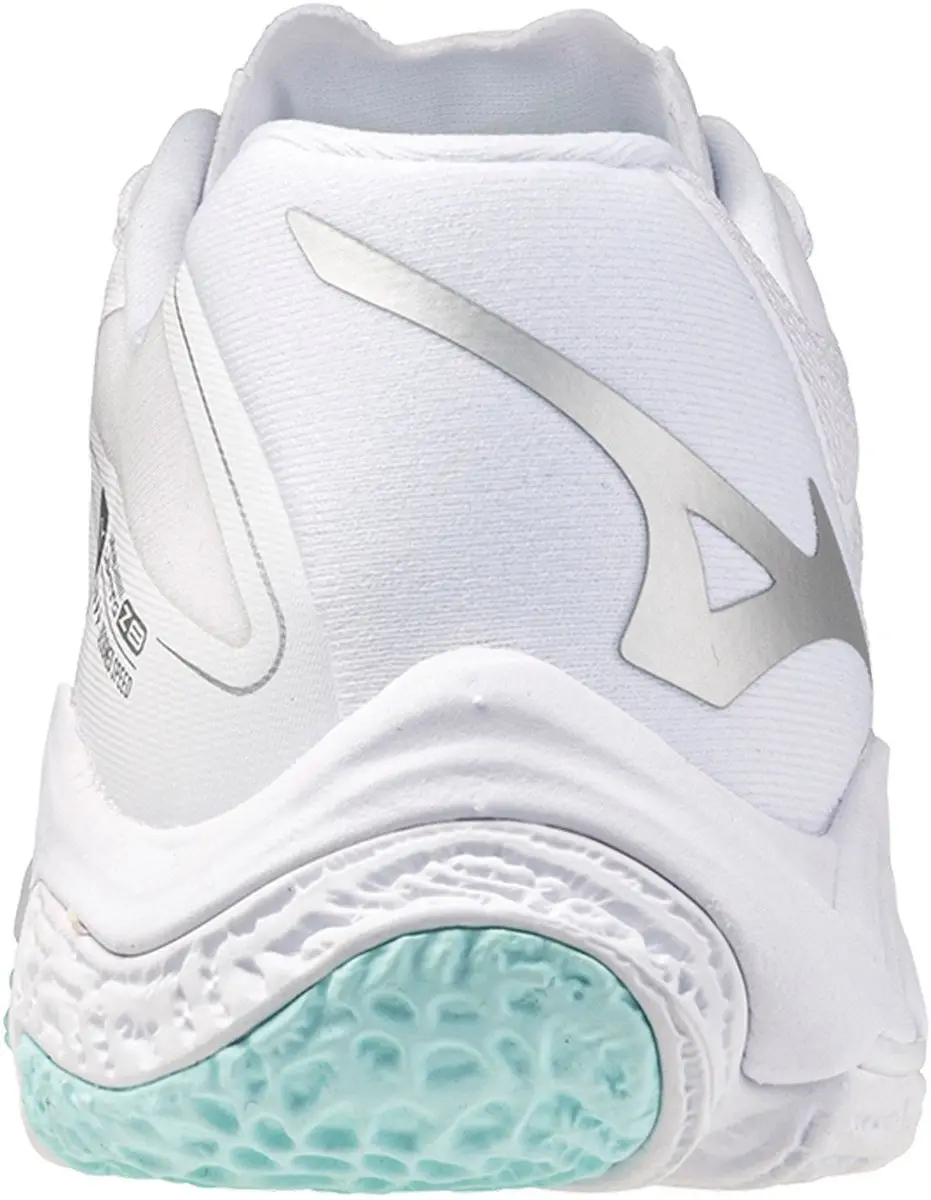 Mizuno Wave Lightning Z8 Dames Indoorschoenen - 38.5 - Wit/Lichtblauw