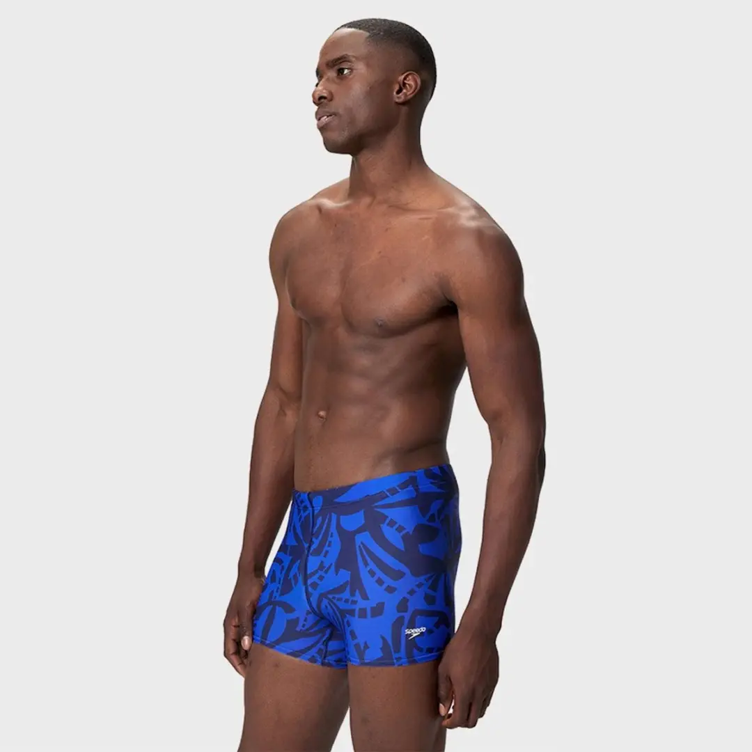 Speedo Heren Beachstar Square Leg Aquashort - Blauw - afbeelding 6 van 6
