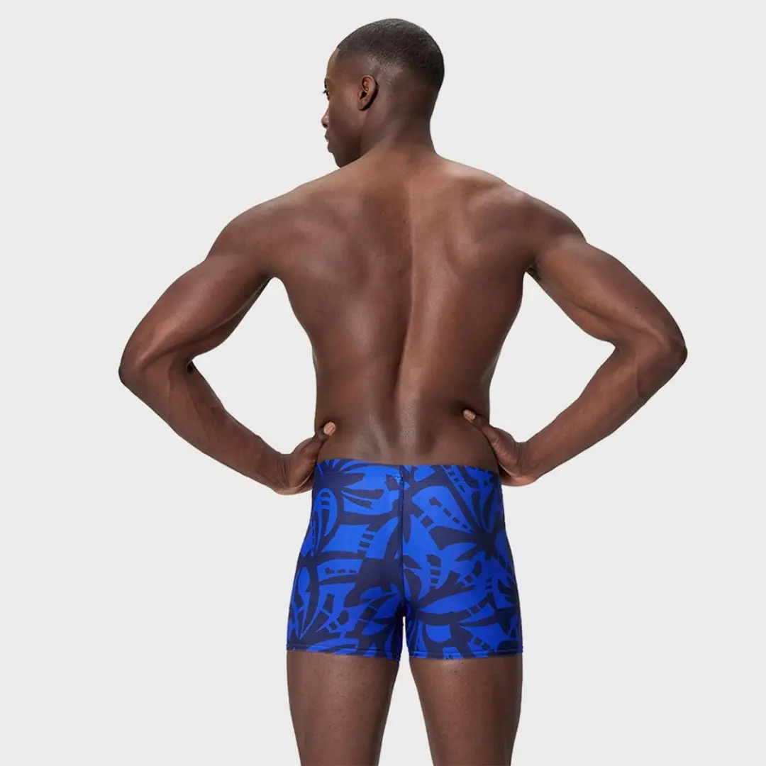 Speedo Heren Beachstar Square Leg Aquashort - Blauw