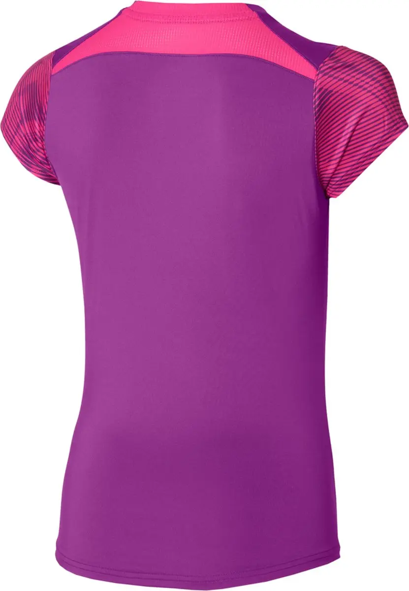 Mizuno Charge Printed Tee Dames - Paars