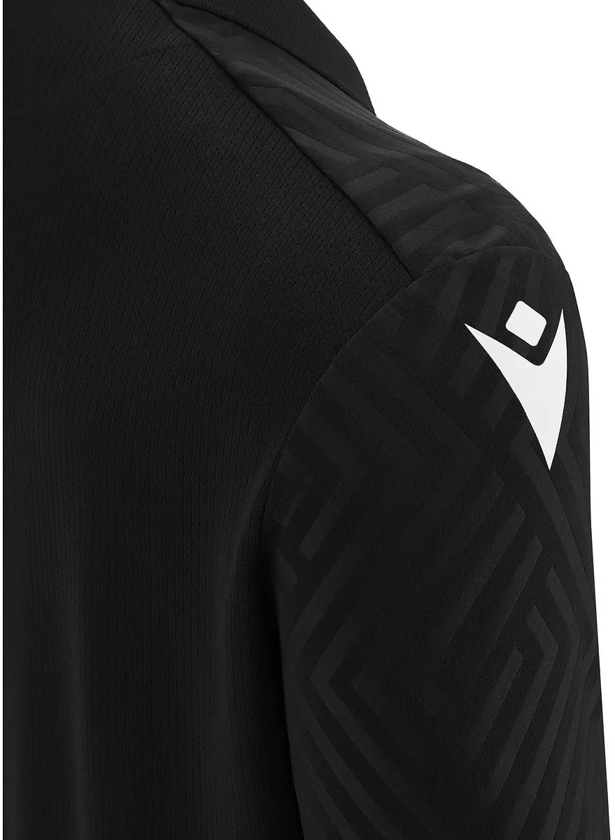 Macron Charon Eco Shirt Korte Mouw Kinderen 164 - Zwart