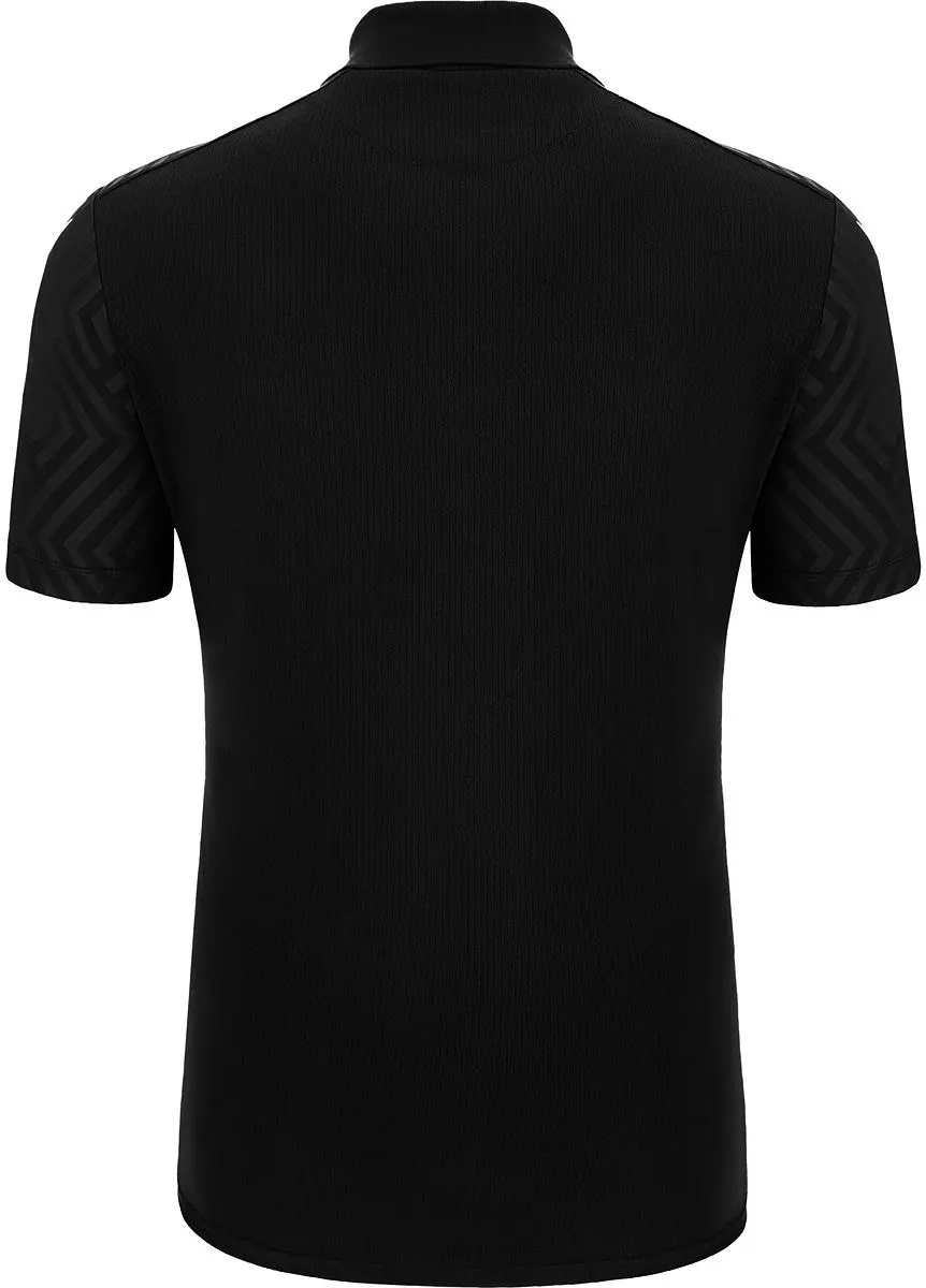 Macron Charon Eco Shirt Korte Mouw Kinderen 164 - Zwart
