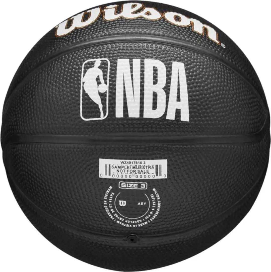 Wilson NBA New York Knicks Mini Basketbal Bal 3 - Zwart