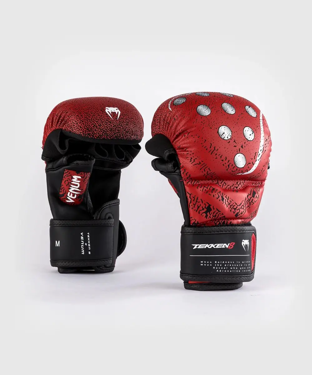 Venum x TEKKEN 8 Kazuya MMA Handschoenen - Rood/Zwart - L/XL
