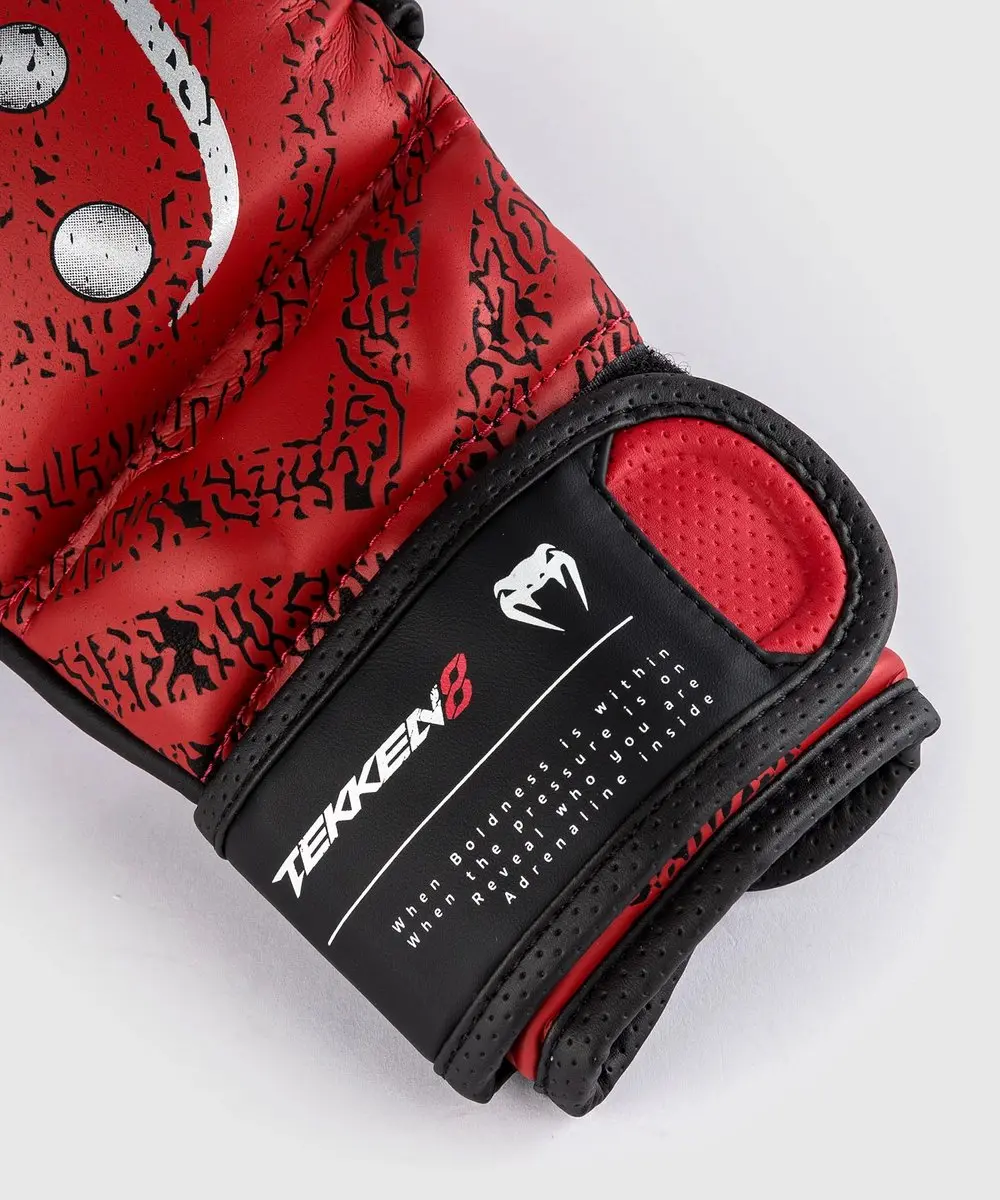 Venum x TEKKEN 8 Kazuya MMA Handschoenen - Rood/Zwart - L/XL