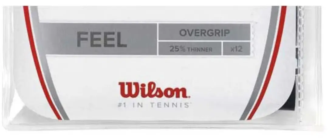 Wilson Pro Overgrip Sensation FEEL - 12 Stuks - Zwart