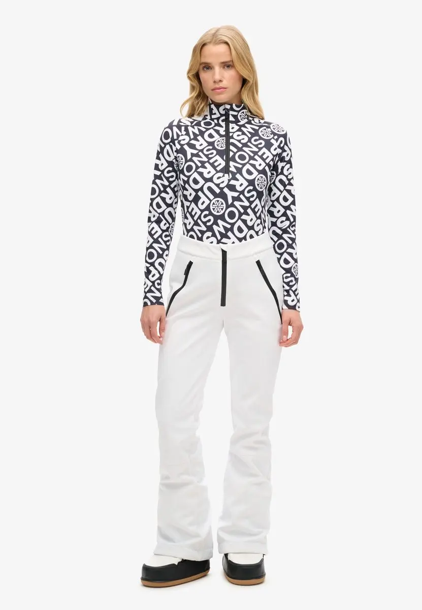 Superdry SKI Softshell Slim Dames Wintersportbroek L - Wit - afbeelding 6 van 6
