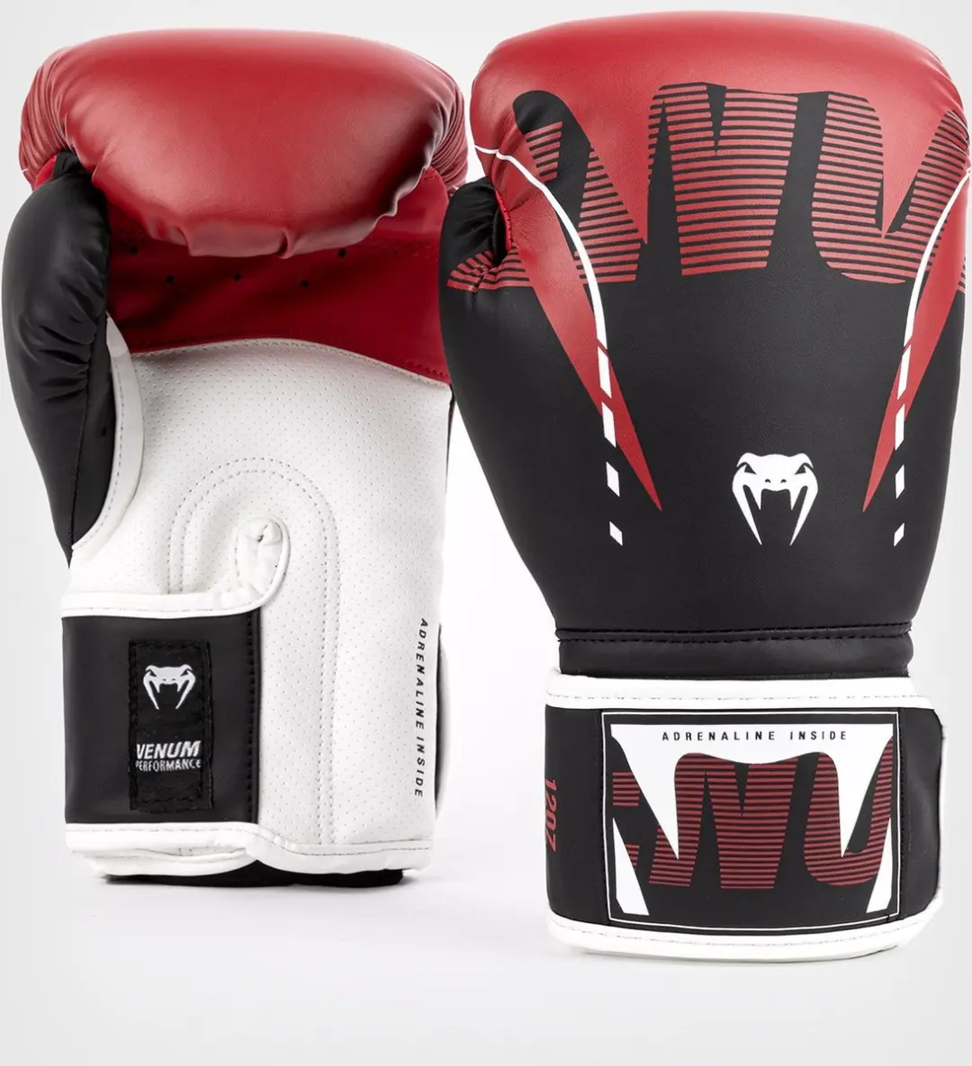 Venum Adrenaline Muay Thai Bokshandschoenen 12oz - Rood/Zwart