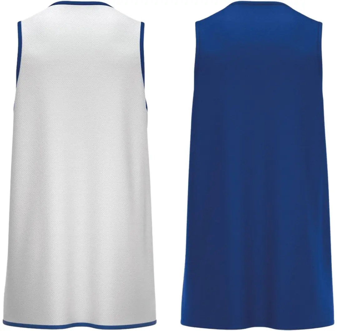 Macron X500 Reversible Basketbalshirt Heren - Maat L - Blauw/Wit