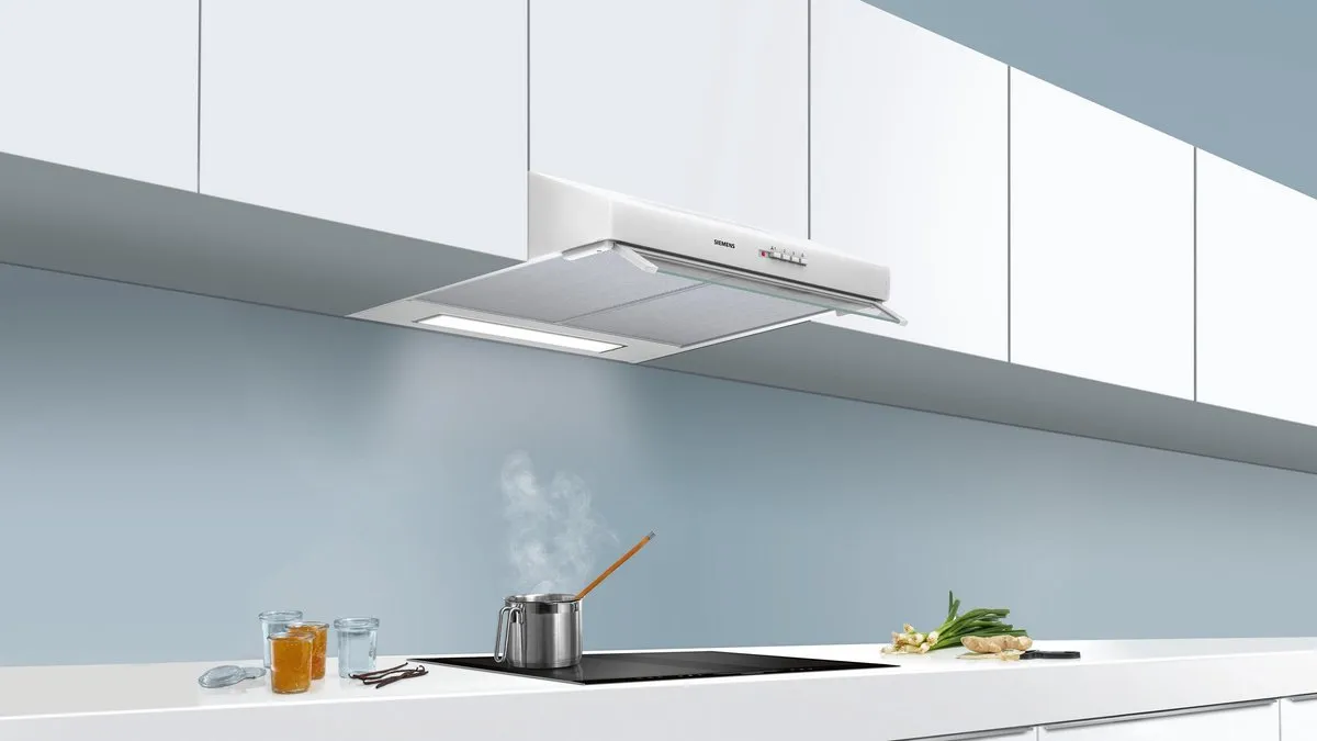 Siemens iQ100 LU63LCC50 Onderbouw Afzuigkap 60cm - Wit