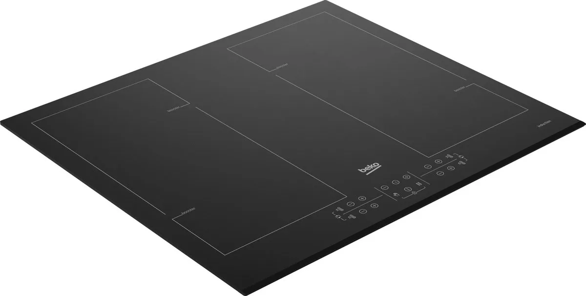 Beko HII64206F2MT Inductiekookplaat 60cm 4 Pits - 7,2kW Zwart