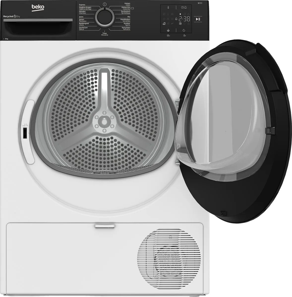 Beko BM3T3823B Wasdroger 8 kg Warmtepomp - Wit