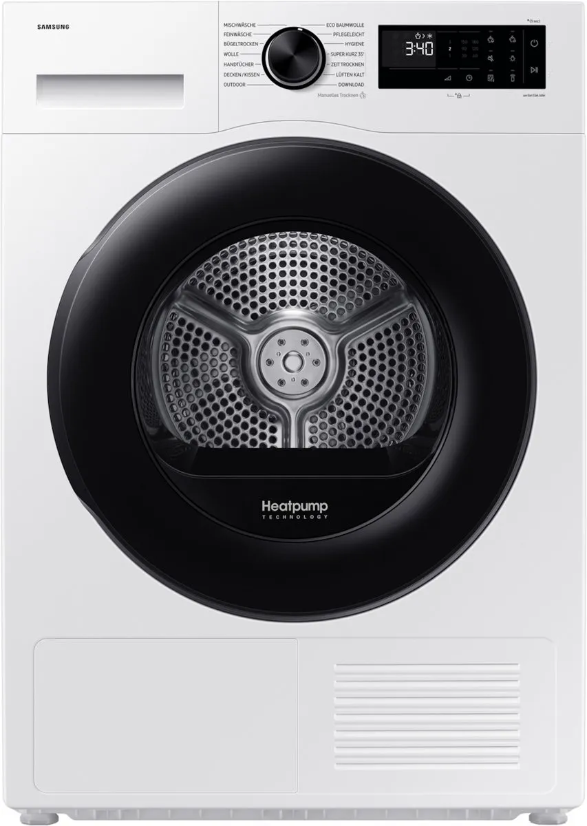 Samsung DV90DG52A0AE Vrijstaande Warmtepompdroger 9kg