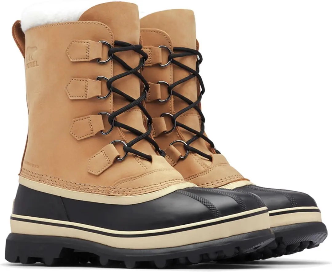 Sorel Caribou WP Heren Snowboots - Maat 42 - Buff