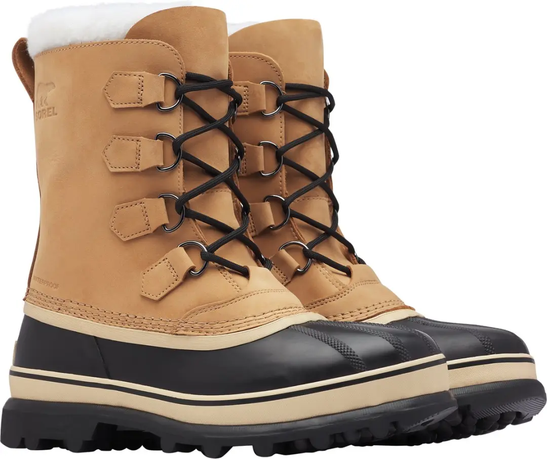 Sorel Caribou WP Heren Snowboots - Maat 42 - Buff