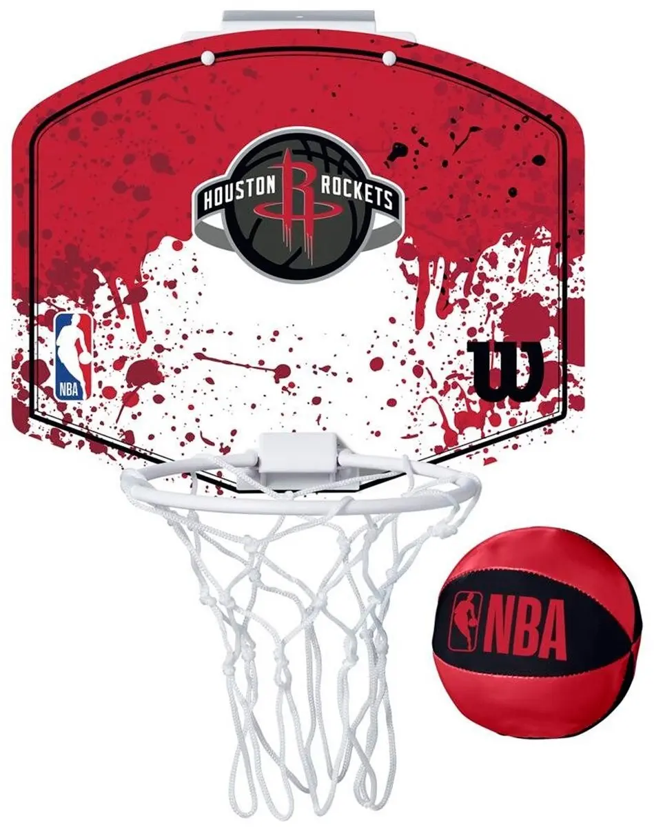 Wilson Team Mini Hoop NBA Rockets Set