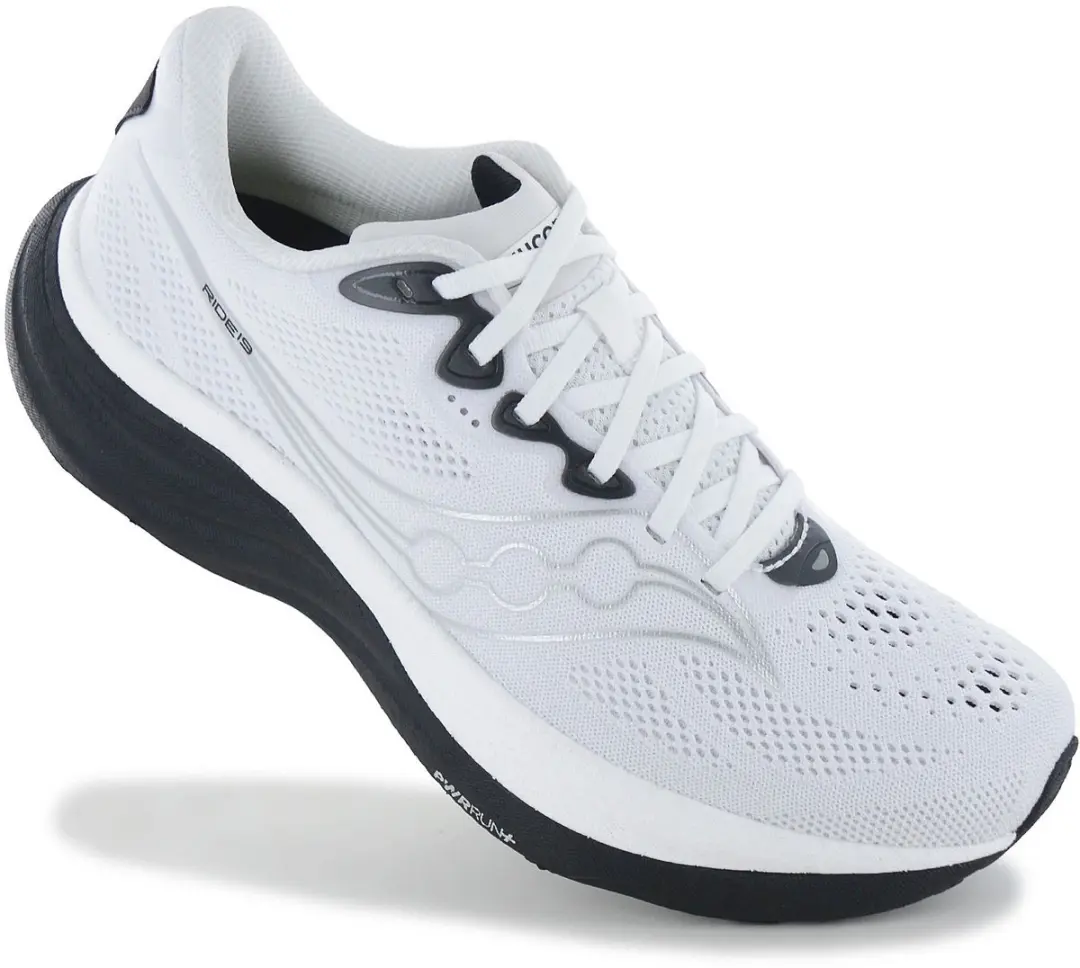 Saucony Ride 19 Heren Hardloopschoenen - EU 44 Wit - afbeelding 6 van 6