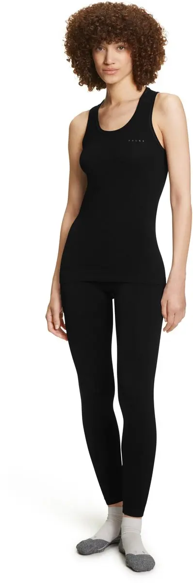 Falke Wool-Tech Light Mouwloos Shirt Dames XS - Zwart