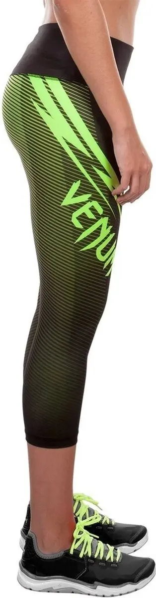 Venum Dames Razor Sportlegging - L - Zwart/Neo Geel