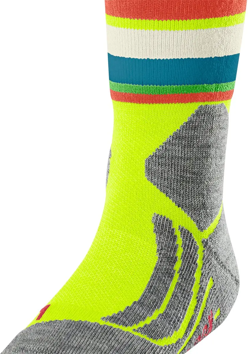 Falke SK2 Intermediate Warm Wol Skisokken - Geel - Maat 35-38