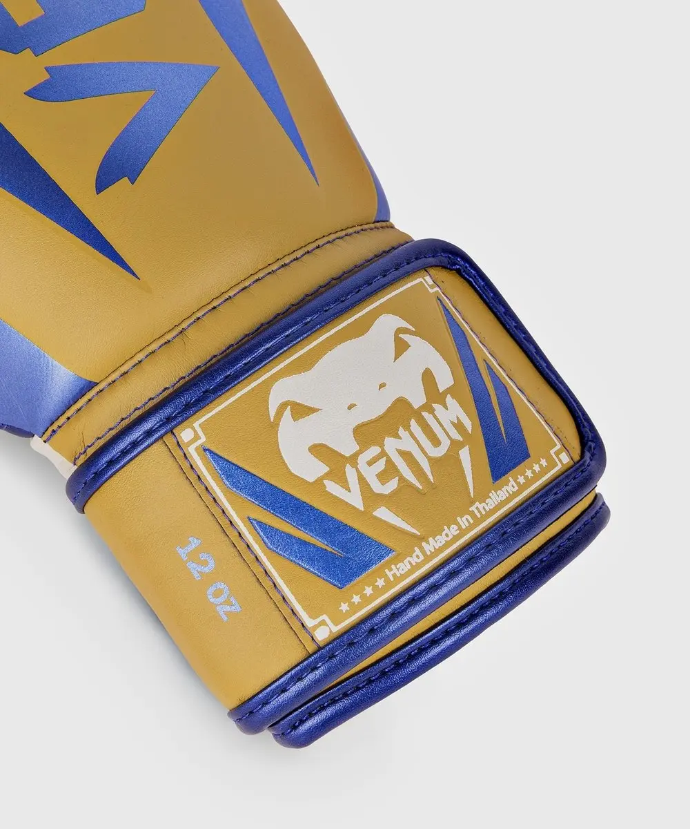 Venum Elite Bokshandschoenen 12 OZ - Camelblauw - afbeelding 6 van 6
