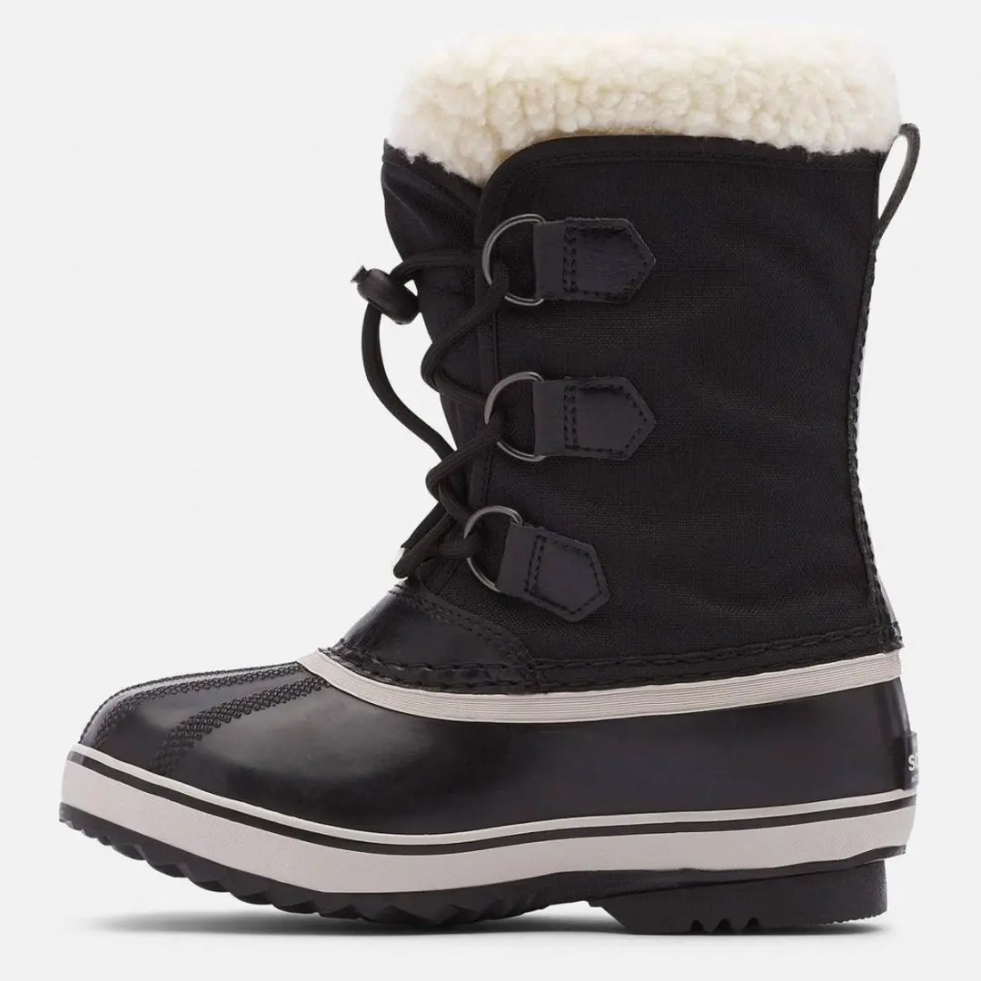 Sorel Yoot Pac Nylon WP Youth Unisex Sneeuwlaarzen - Maat 39 - Zwart/Wit