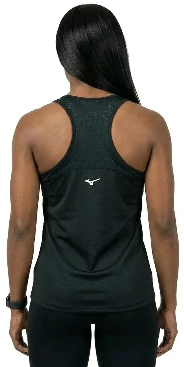 Mizuno Core Impulse Mouwloos T-shirt XS - Zwart