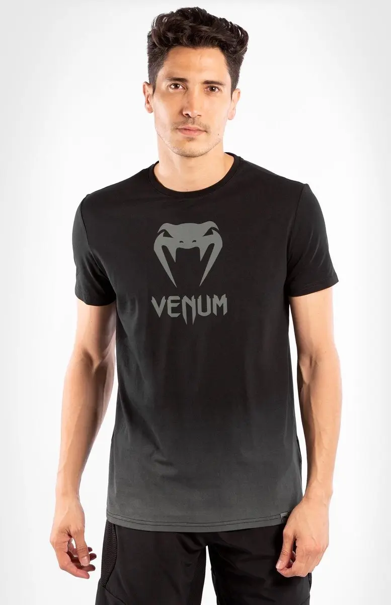 Venum Classic T-shirt M - Zwart/Donkergrijs