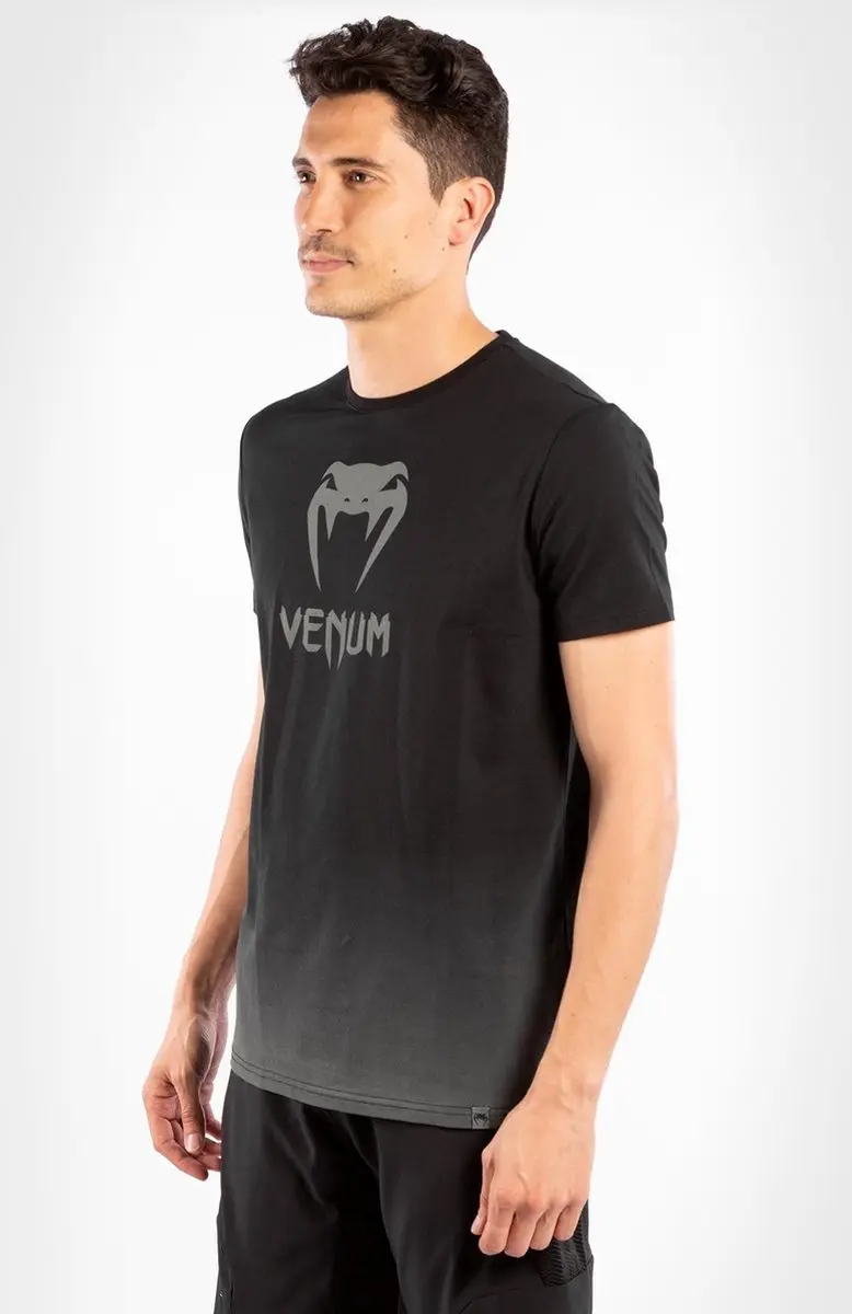 Venum Classic T-shirt M - Zwart/Donkergrijs