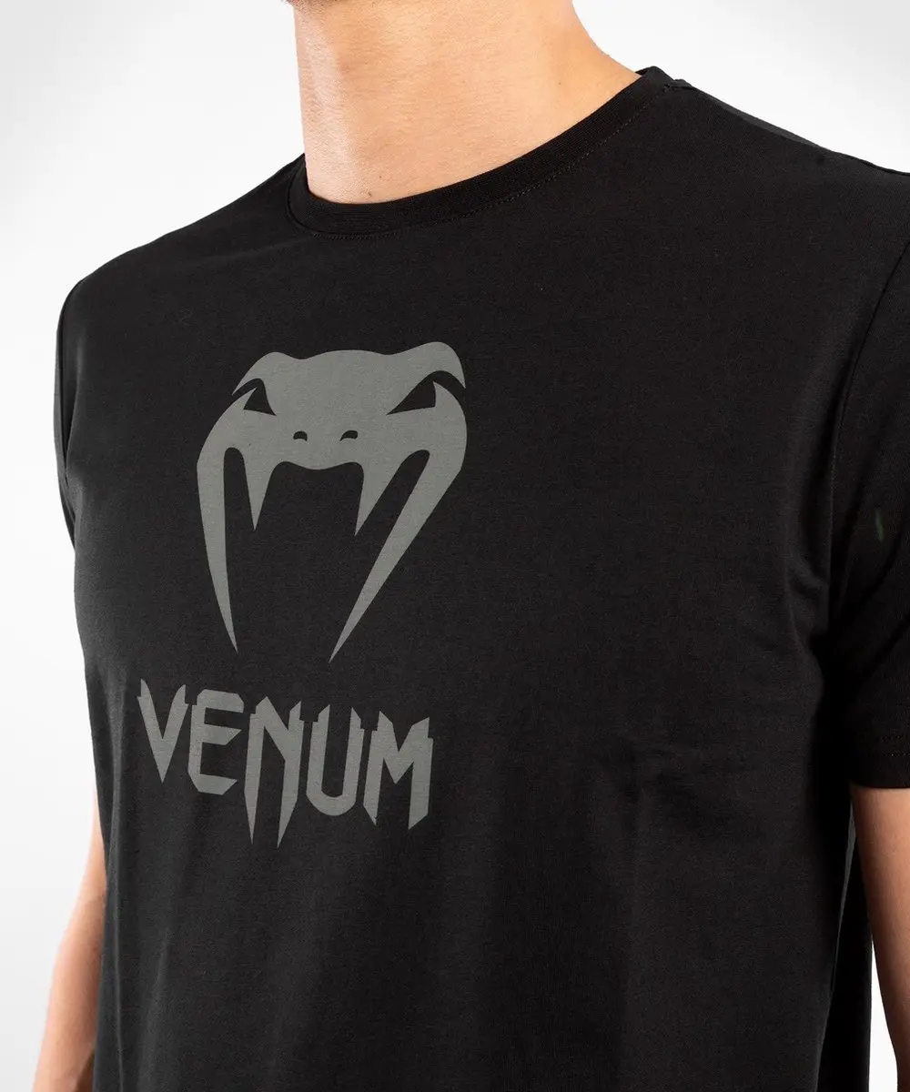 Venum Classic T-shirt M - Zwart/Donkergrijs