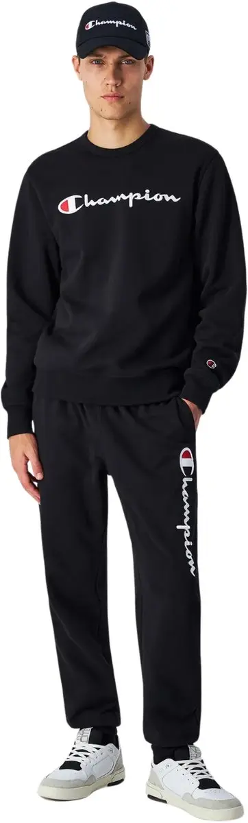 Champion Heren Rib Cuff Pants Joggingbroek - Maat S - Zwart