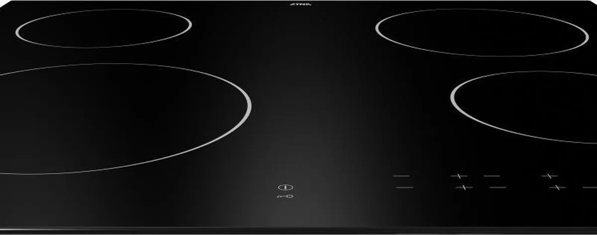 Etna KC260ZT Keramische Kookplaat 60cm - 4 Zones - Zwart