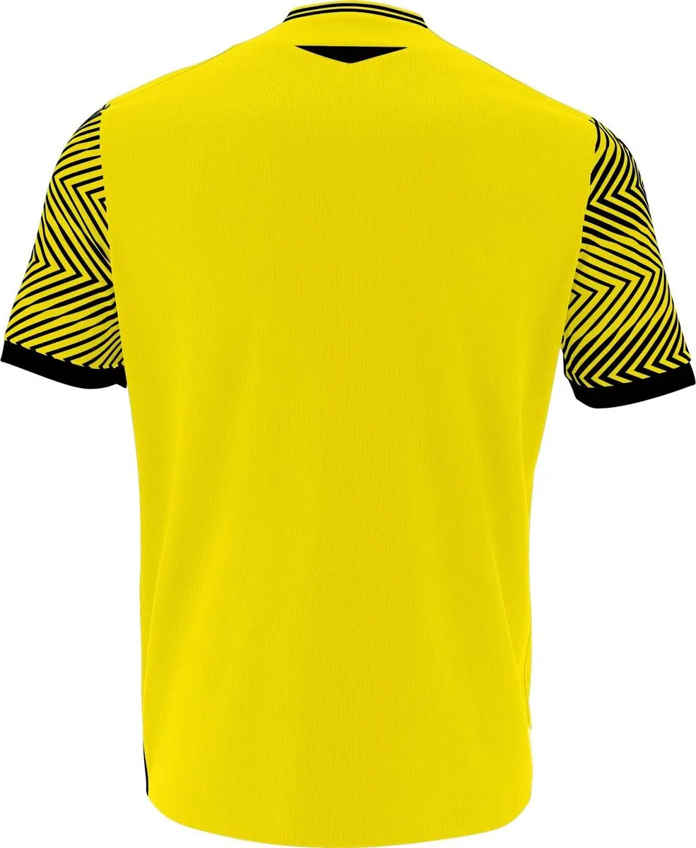 Macron Tureis Heren Shirt Korte Mouw - Geel/Zwart M